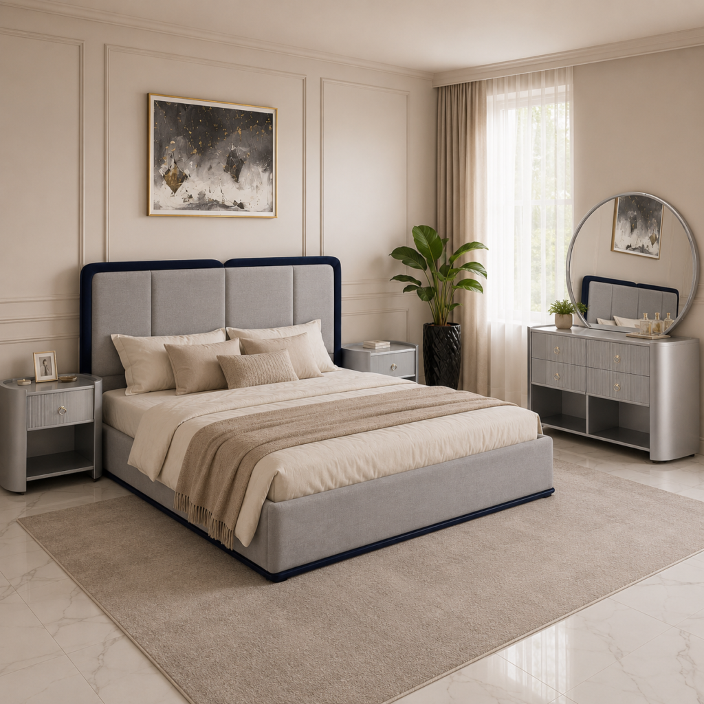 upholstered bed design