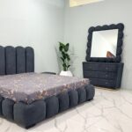 Velvet Upholstered Bed