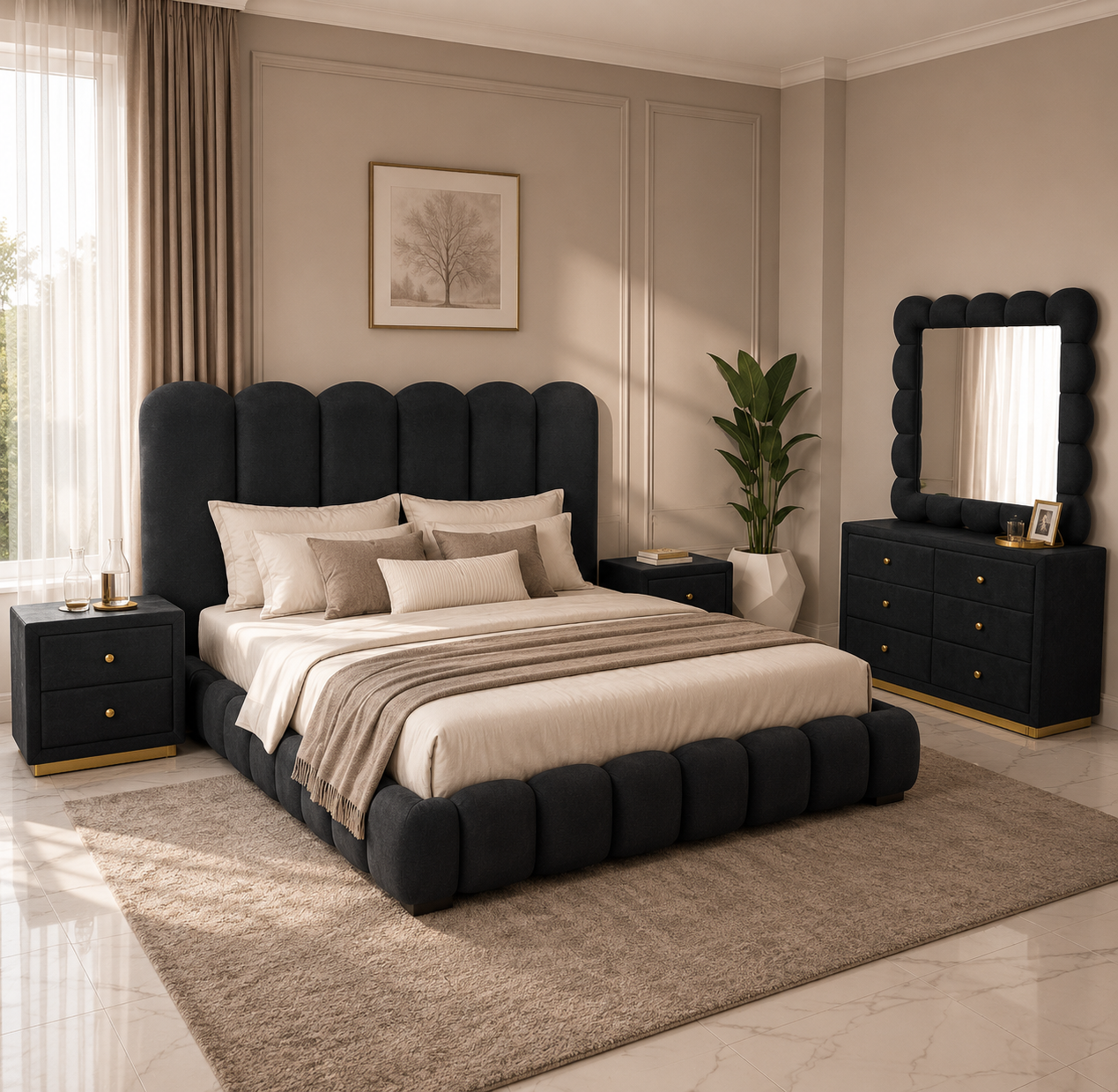 Velvet Upholstered Bed Velvet Upholstered Bed