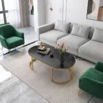 The Aurelia Modern Oval Center Table