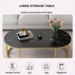 The Aurelia Modern Oval Center Table - Image 3